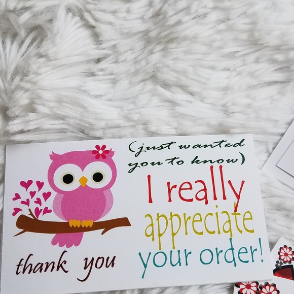 100 Thank you note cards - Picture 3 of 8